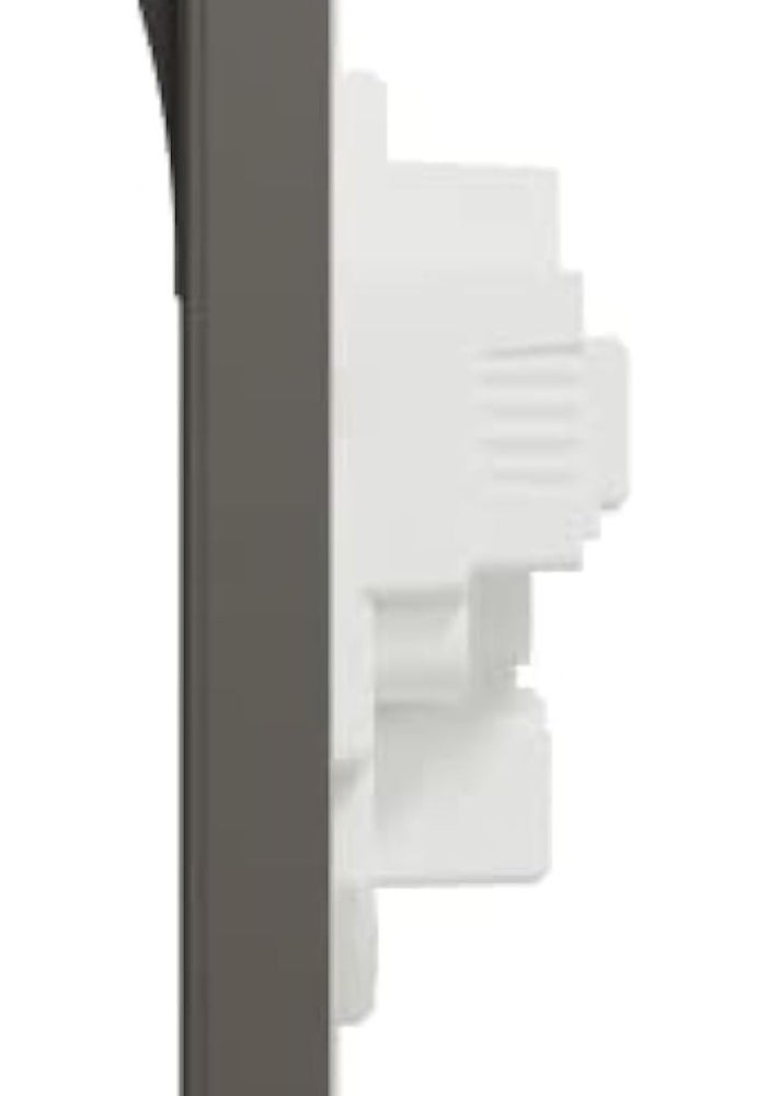 Schneider Electric AvatarOn C 1 Gang Socket - Dark Grey - Image 3